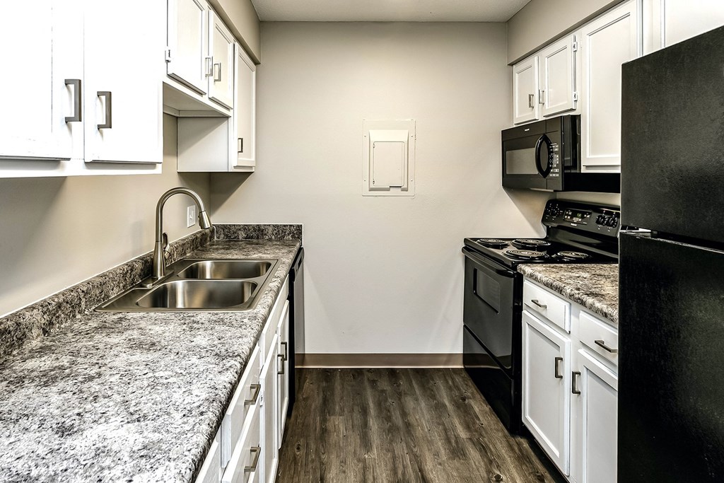 Remodeled one and two bedroom apartments at Oakwood Trail Apartments in Omaha, NE