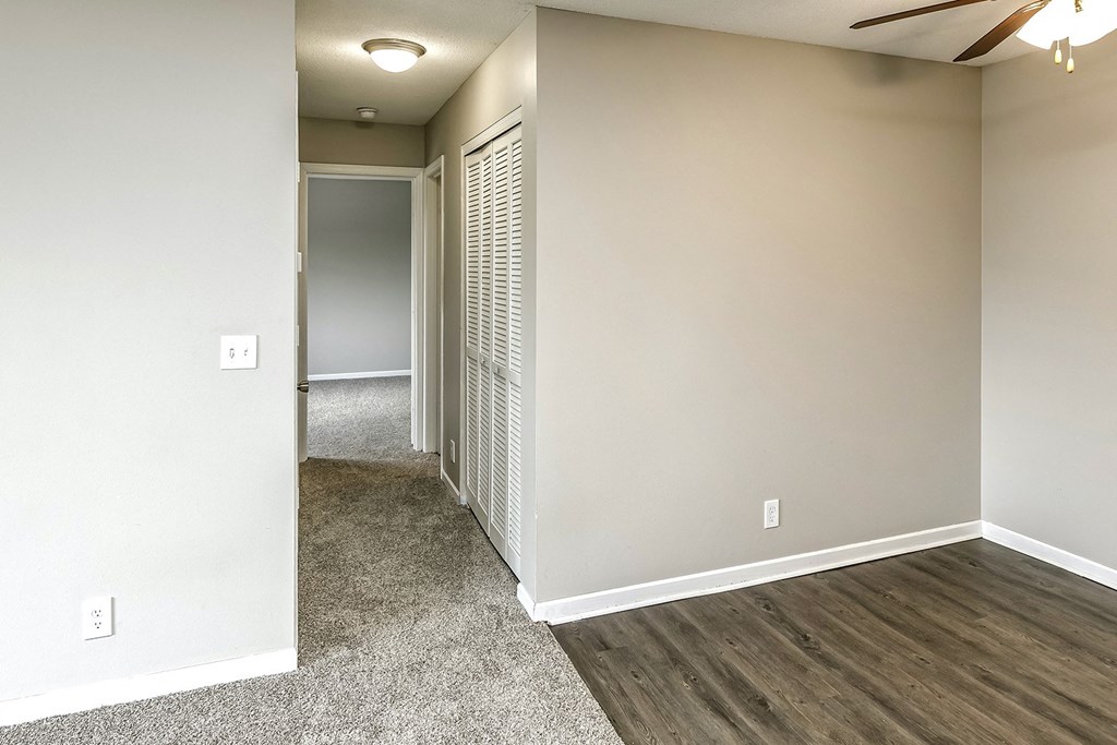 Remodeled one and two bedroom apartments at Oakwood Trail Apartments in Omaha, NE