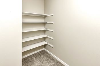 Large walk-in closets at Oakwood Trail Apartments in Omaha, NE