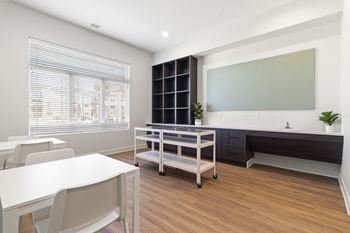 Arts and Crafts Lounge at Page Living Pinnacle Hills in Rogers, AR