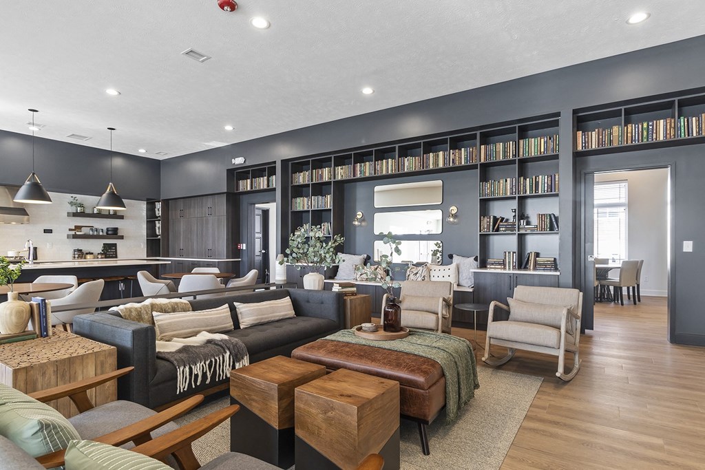 Community Room at Page Living at Pinnacle Hills in Rogers, AR