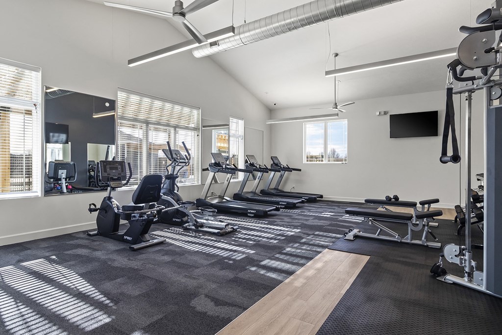 Fitness Center at Page Living at Pinnacle Hills in Rogers, AR