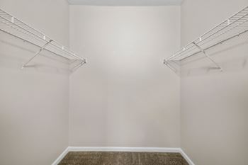 Walk-In Closets at Parham Pointe Apartments in Little Rock, AR