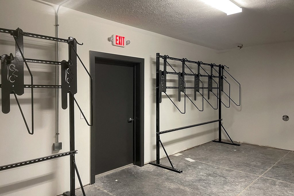 Bike storage at Park125 in Omaha, NE