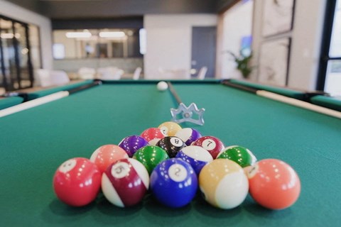 Community clubhouse interior at Park125 West Dodge in Omaha, NE