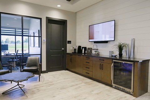 Coffee bar at Park125 in Omaha, NE