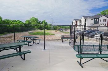 Large and small dog parks at Park125 in Omaha, NE