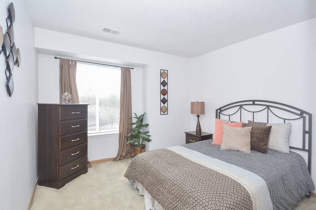 One, two and three bedroom apartment homes at Park West in Omaha, NE