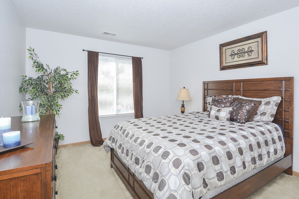 One, two and three bedroom apartment homes at Park West in Omaha, NE