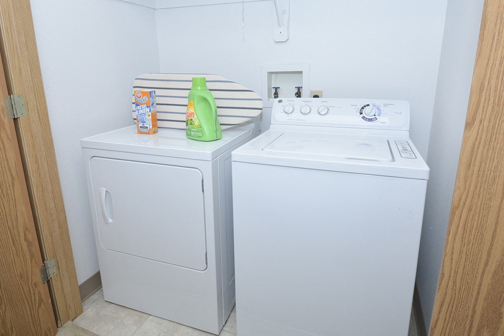 In-unit washer & dryer at Park West in Omaha, NE