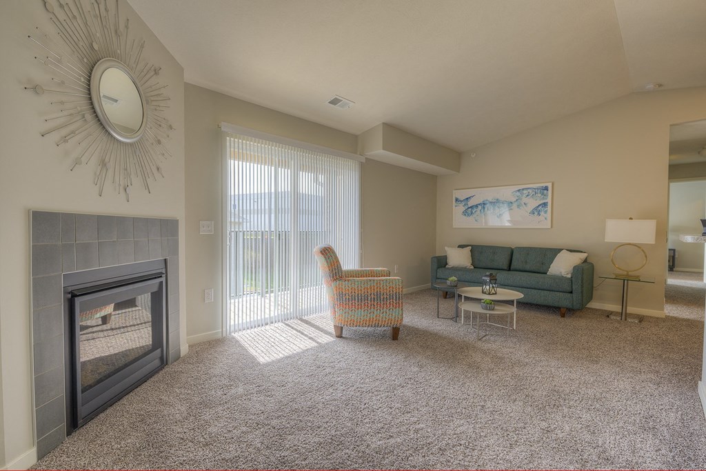 One, two and three bedroom apartment homes at Park West in Omaha, NE