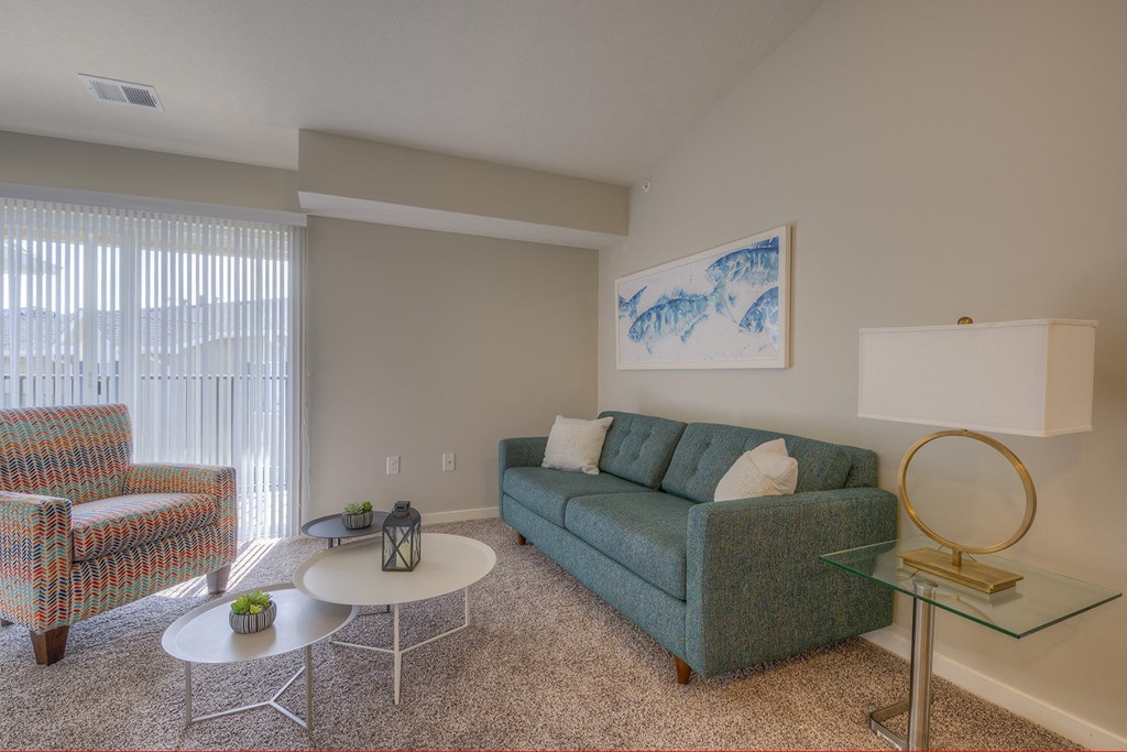 One, two and three bedroom apartment homes at Park West in Omaha, NE
