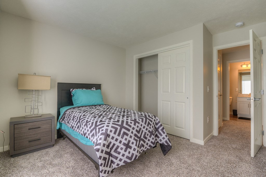 One, two and three bedroom apartment homes at Park West in Omaha, NE