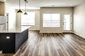 Luxury vinyl flooring at The Parker in Papillion, NE