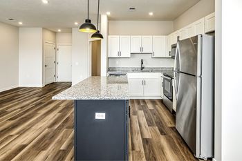 Luxury vinyl flooring at The Parker in Papillion, NE