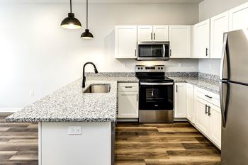 Granite countertops at The Parker in Papillion, NE