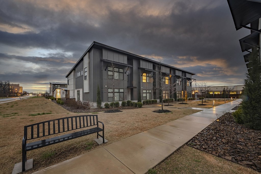 Three bedroom contemporary townhomes at Parkside Row in Bentonville, AR