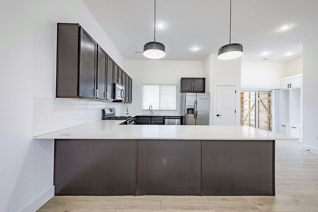 Three bedroom contemporary townhomes at Parkside Row in Bentonville, AR