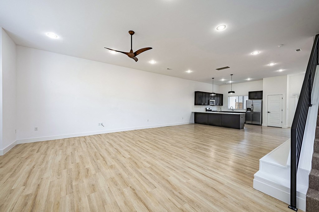 Three bedroom contemporary townhomes at Parkside Row in Bentonville, AR