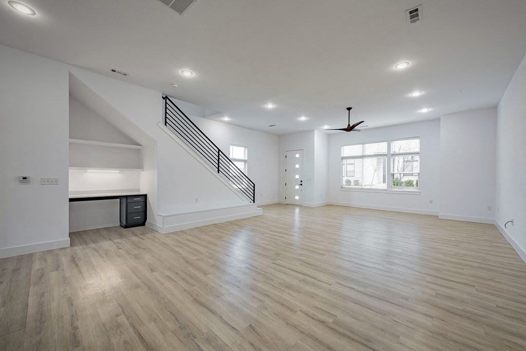 Three bedroom contemporary townhomes at Parkside Row in Bentonville, AR