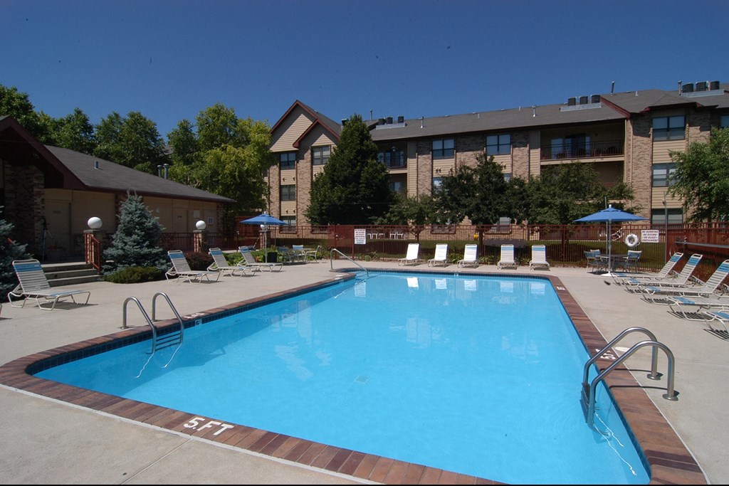 Swimming pool at Parkwood Terrace in Omaha, NE