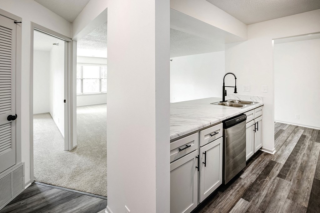 Renovated Kitchen at Parkwood Terrace in Omaha, NE