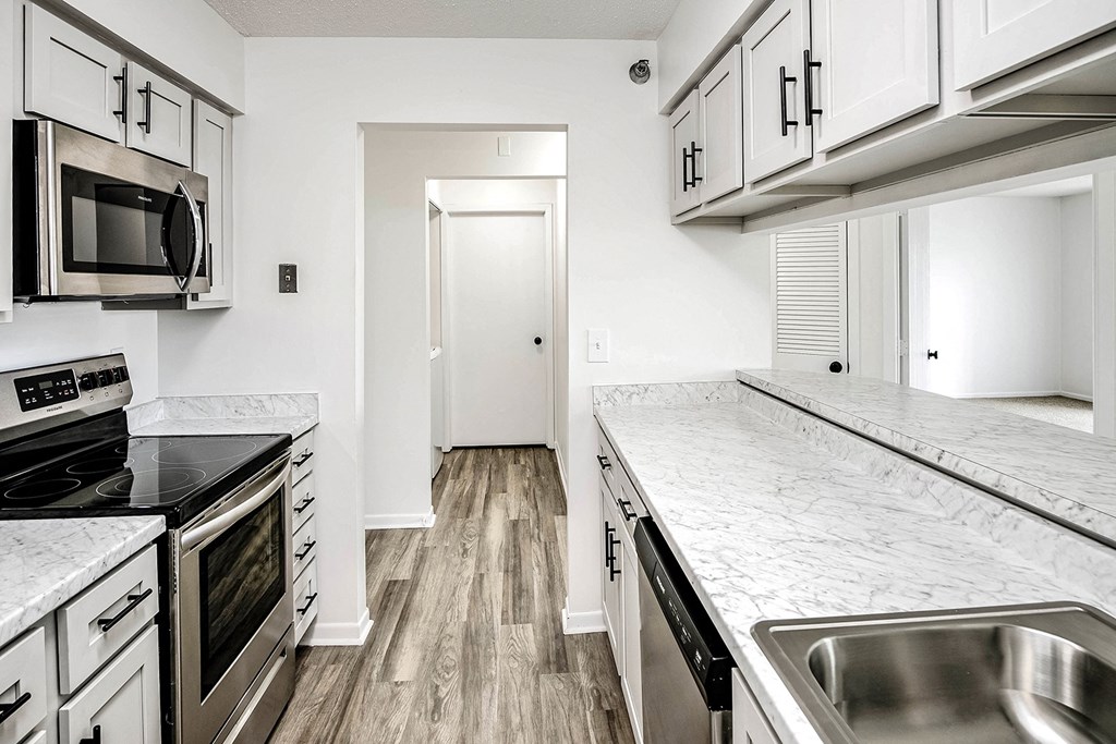 Remodeled one and two bedroom apartment homes at Parkwood Terrace in Omaha, NE