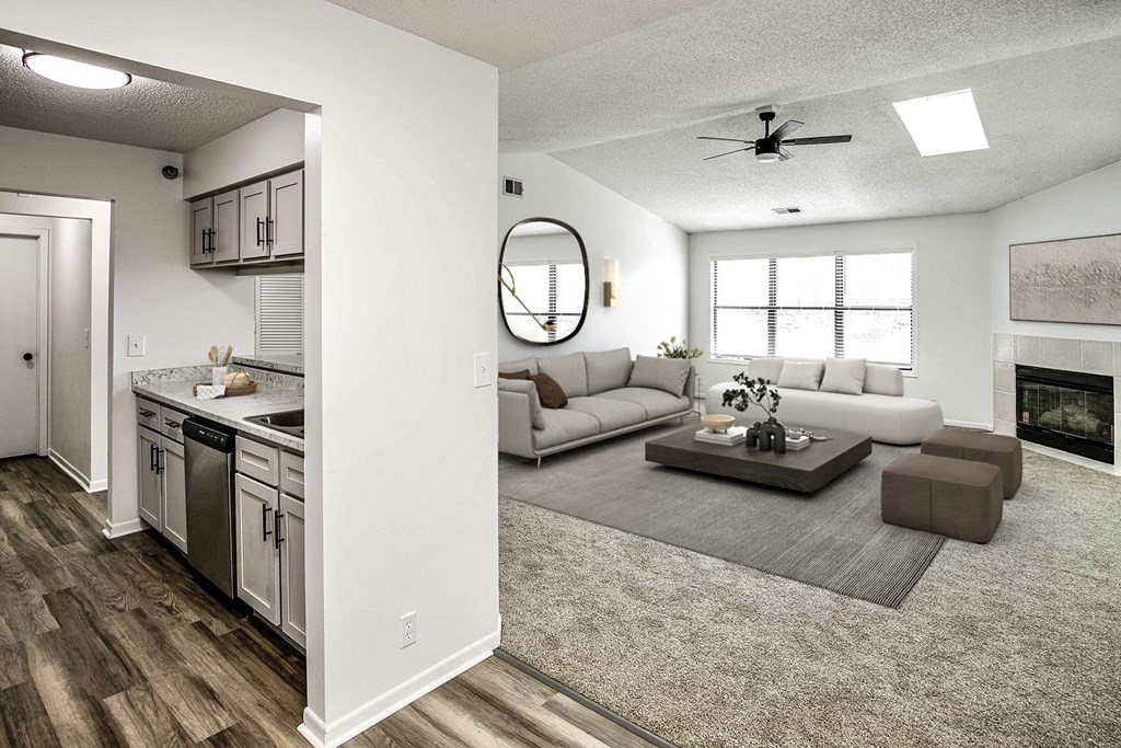 Renovated apartment homes at Parkwood Terrace in Omaha, NE