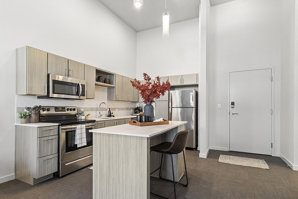 Studio, one, two and three bedroom apartment homes at Pinnacle Heights Apartments in Rogers, AR