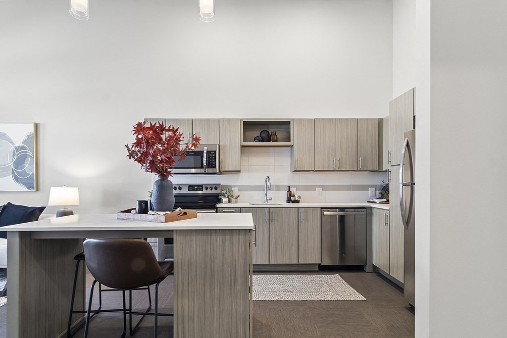 Studio, one, two and three bedroom apartment homes at Pinnacle Heights Apartments in Rogers, AR