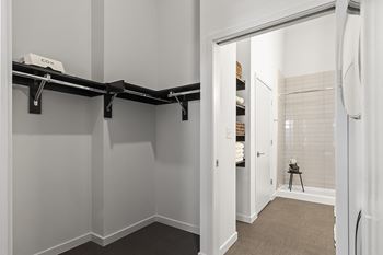 Walk-in closets at Pinnacle Heights in Rogers, AR