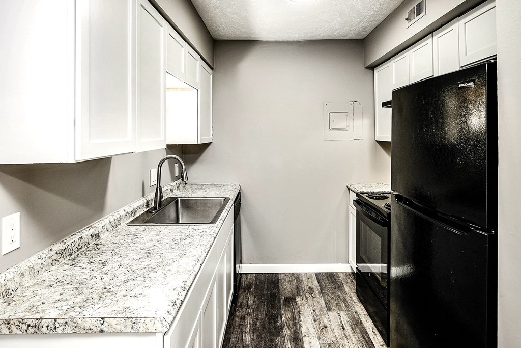 Newly renovated one and two bedroom apartment homes at Preserve at Evans Place in Omaha, NE