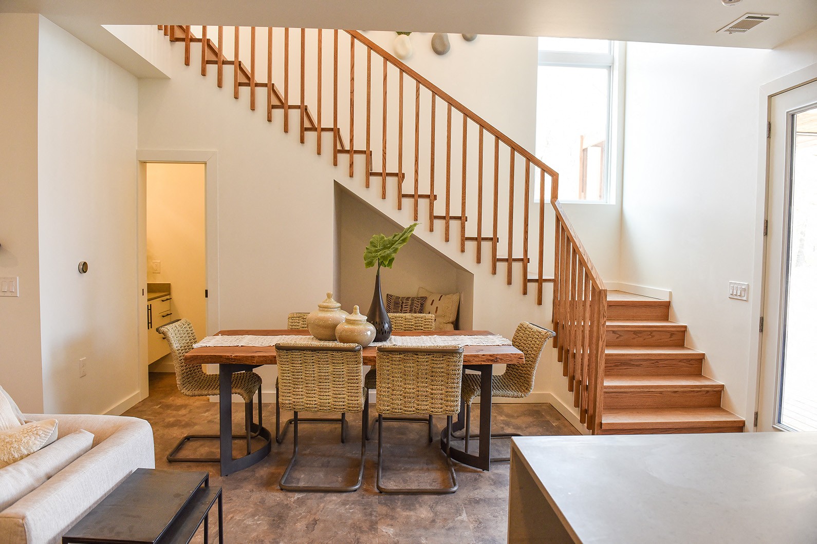 Experience urban agrihood living at our one, two or three bedroom apartments and townhomes featuring amazing apartment and community amenities at Red Barn in Bentonville, AR