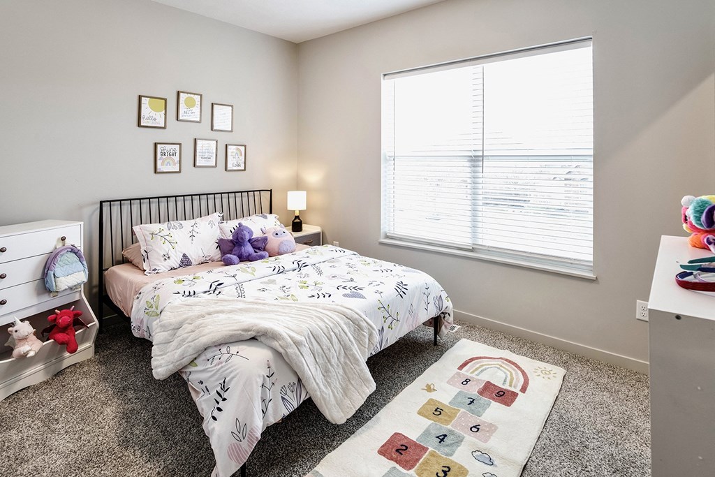 Two and three bedroom townhomes featuring golf course views, fill-size washer and dryer, stainless steel appliances, granite countertops, kitchen island, faux wood flooring and smart-home technology with keyless entry at Sandstone Villas in Omaha, NE
