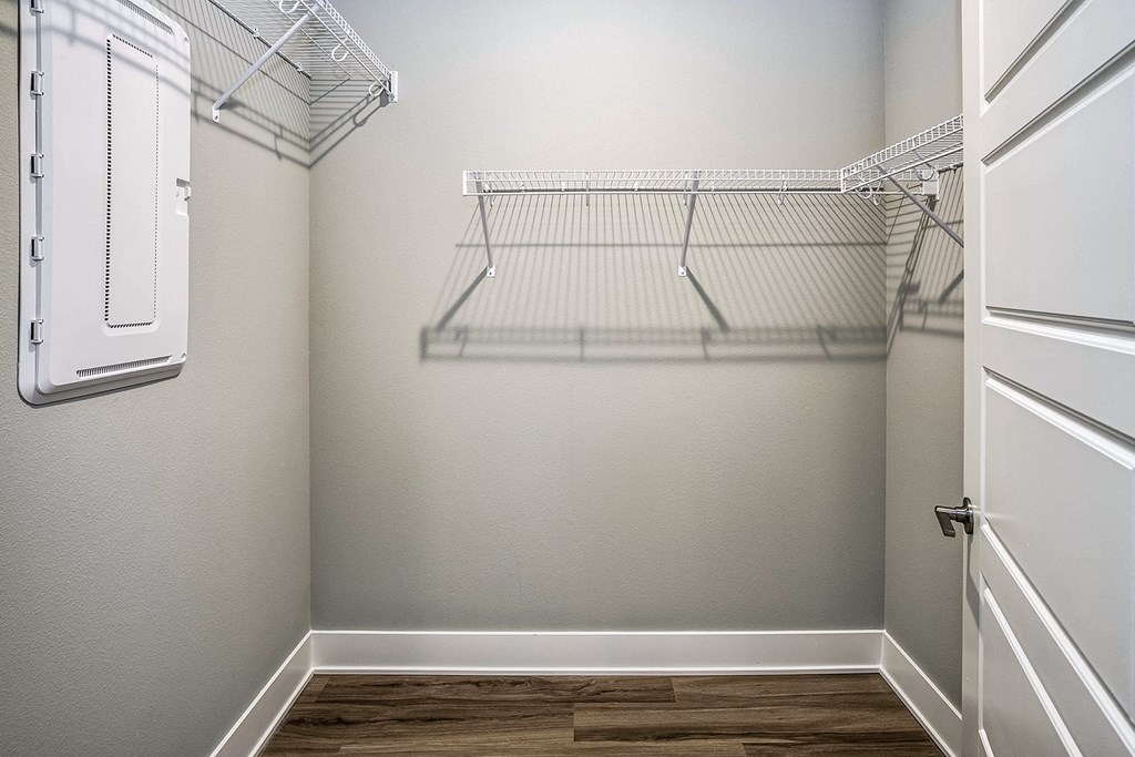 Closet at Sterling Prairie Trail North in Ankeny, IA