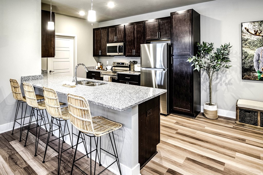 Modern Kitchen at Sterling Prairie Trail North in Ankeny, IA
