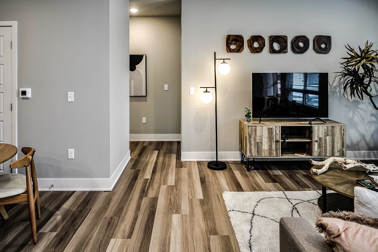 Living Room at Sterling Prairie Trail North in Ankeny, IA