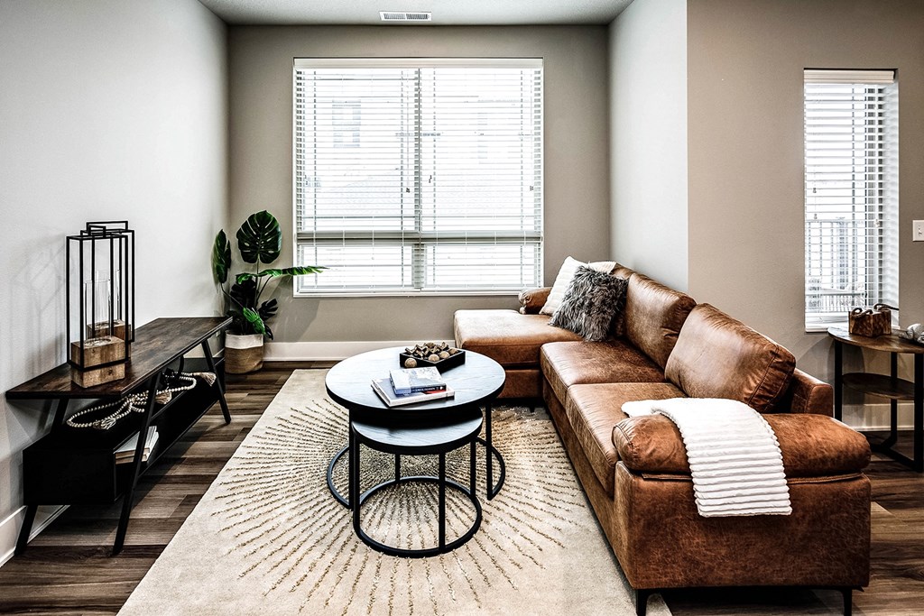 Living Room at Sterling Prairie Trail North in Ankeny, IA