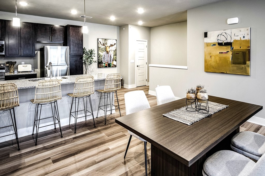 Living Room at Sterling Prairie Trail North in Ankeny, IA