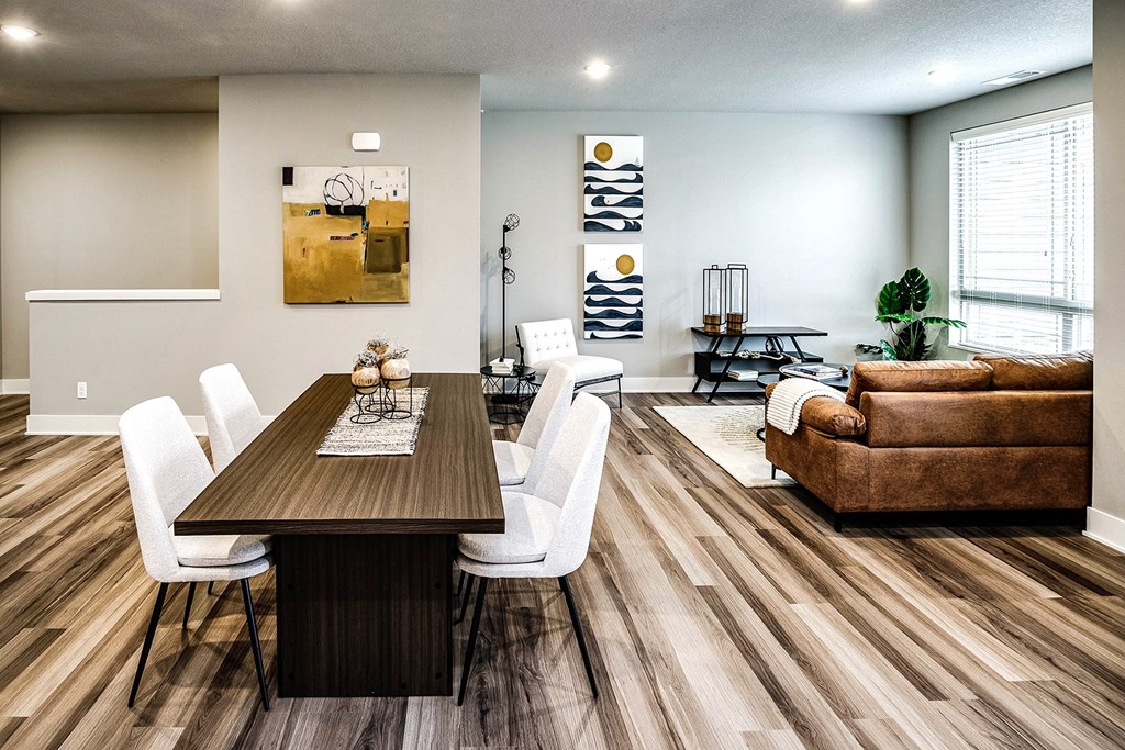 Living Room at Sterling Prairie Trail North in Ankeny, IA