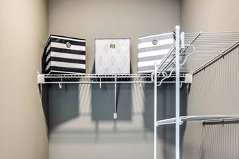 Closet at Sterling Prairie Trail North in Ankeny, IA