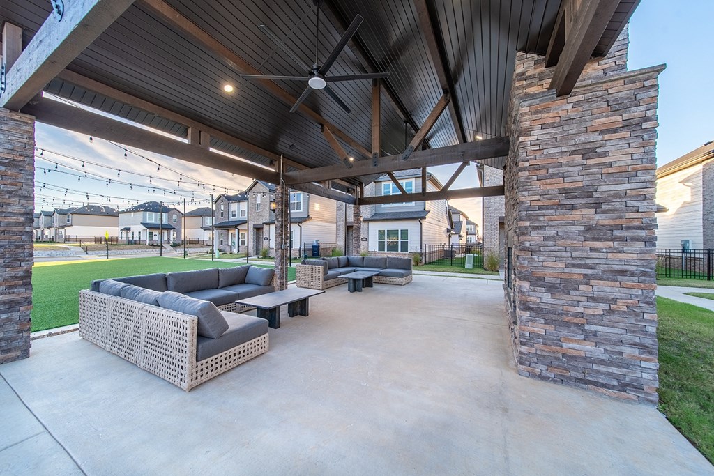 Outdoor Lounge at The Grove in Rogers, AR