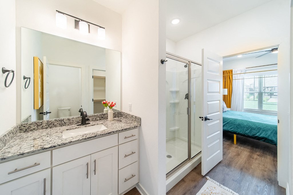 Bathroom at The Grove in Rogers, AR