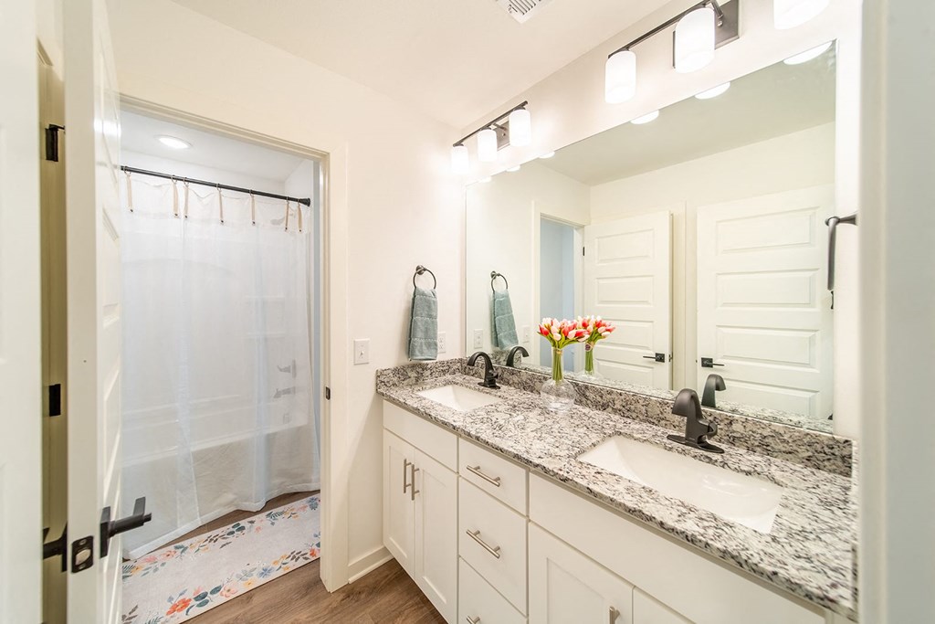 Bathroom at The Grove in Rogers, AR