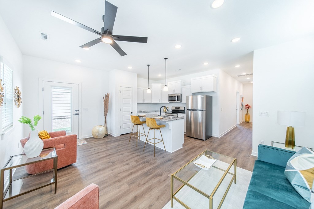 Living Room at The Grove in Rogers, AR