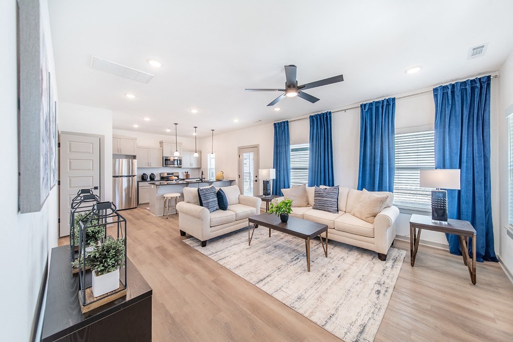 Living Room at The Grove in Rogers, AR