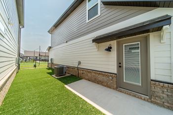 Private Patio and Yards at The Grove in Rogers, AR