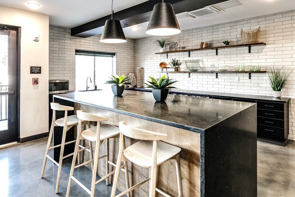 Resident Lounge at The Mill Apartments in Benson, NE