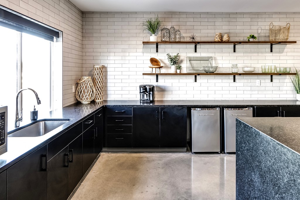 Resident Lounge at The Mill Apartments in Benson, NE