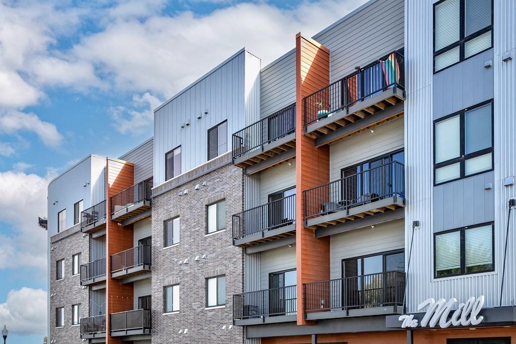 Property Signage at The Mill Apartments in Benson, NE